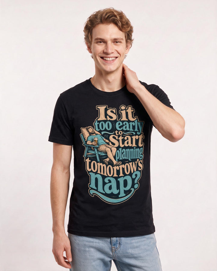 Beer Black T-Shirt for Men – Everyday Expression Graphic Tee product image 1