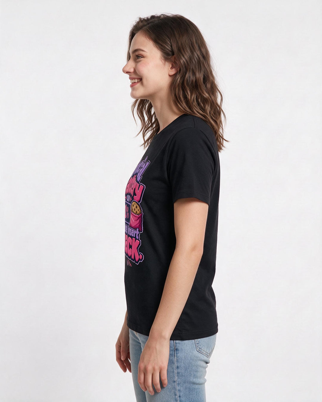 Gaming Black T-Shirt for Women – Game Night Graphic Tee product image 2