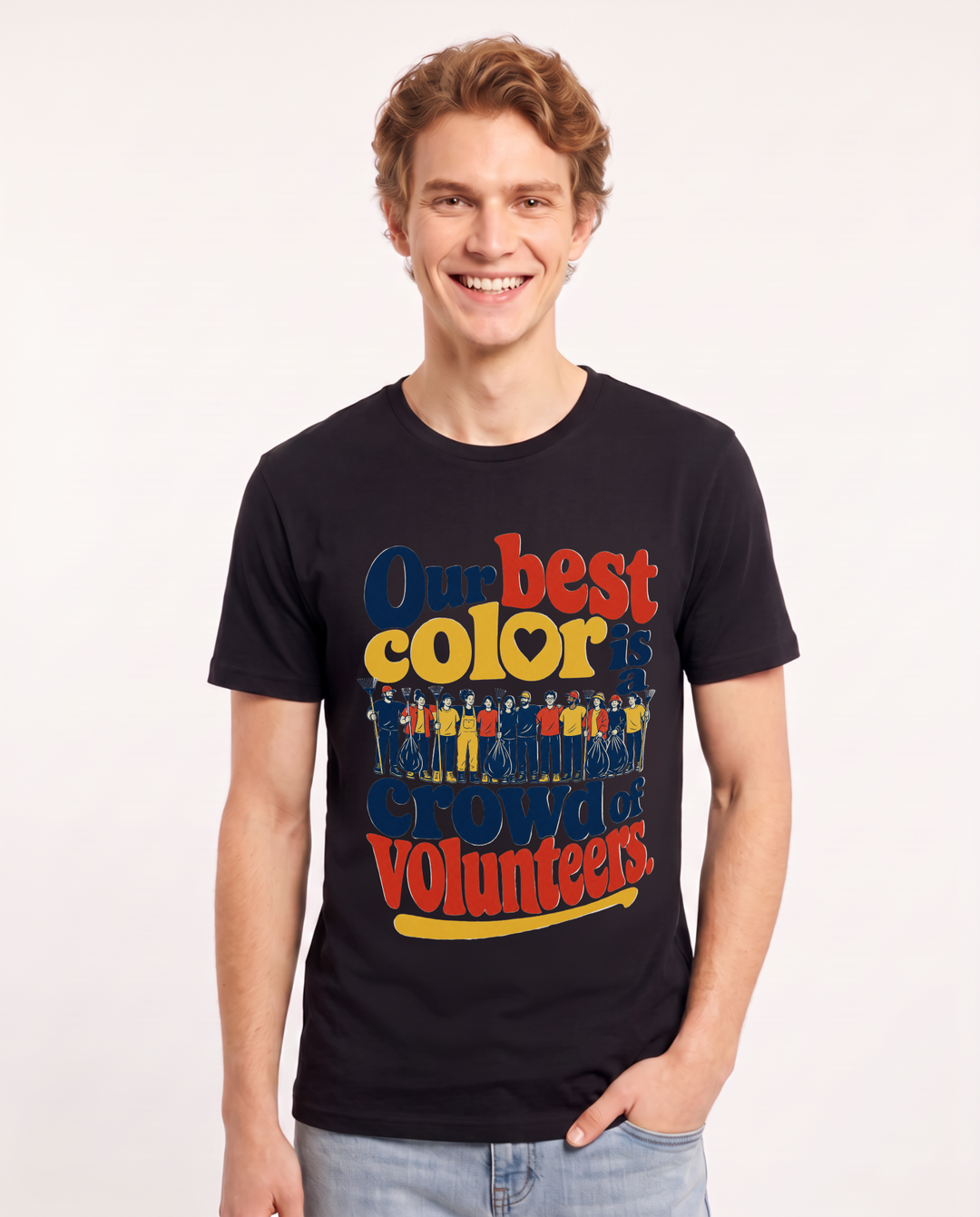 Patriotic Black T-Shirt for Men – Everyday Expression Graphic Tee product image 1