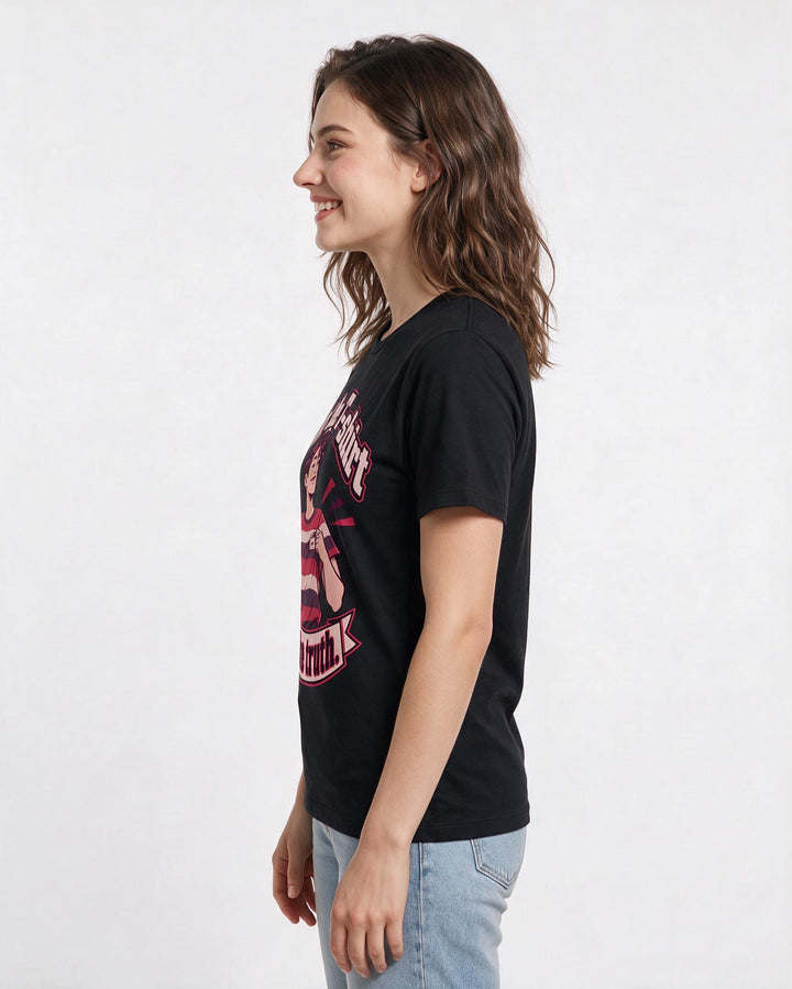 Pride Black T-Shirt for Women – Everyday Expression Graphic Tee product image 2