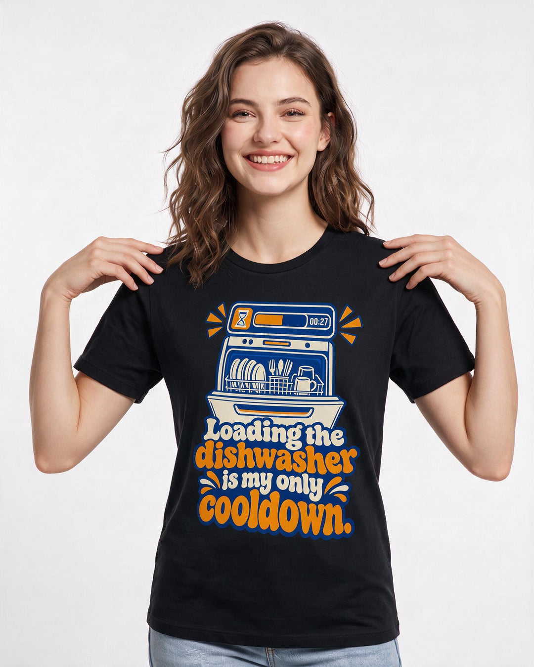 Gaming Black T-Shirt for Women – Game Night Graphic Tee product image 1