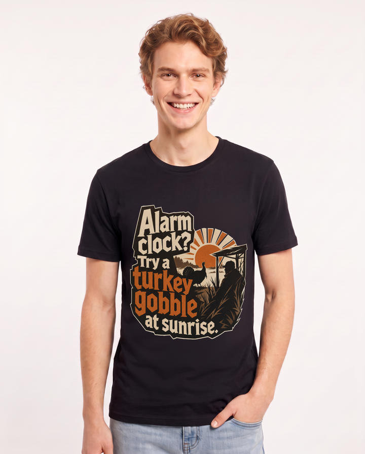 Hunting Black T-Shirt for Men – Everyday Expression Graphic Tee product image 3