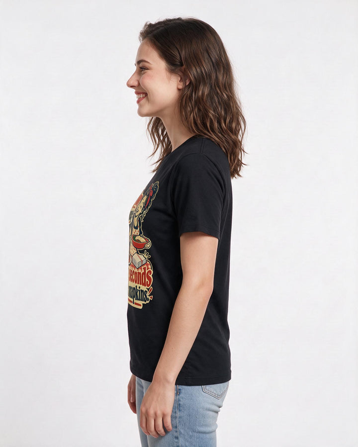 Family Black T-Shirt for Women – Everyday Expression Graphic Tee product image 2