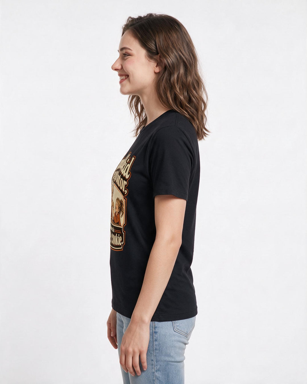 Grandparent Black T-Shirt for Women – Everyday Expression Graphic Tee product image 2