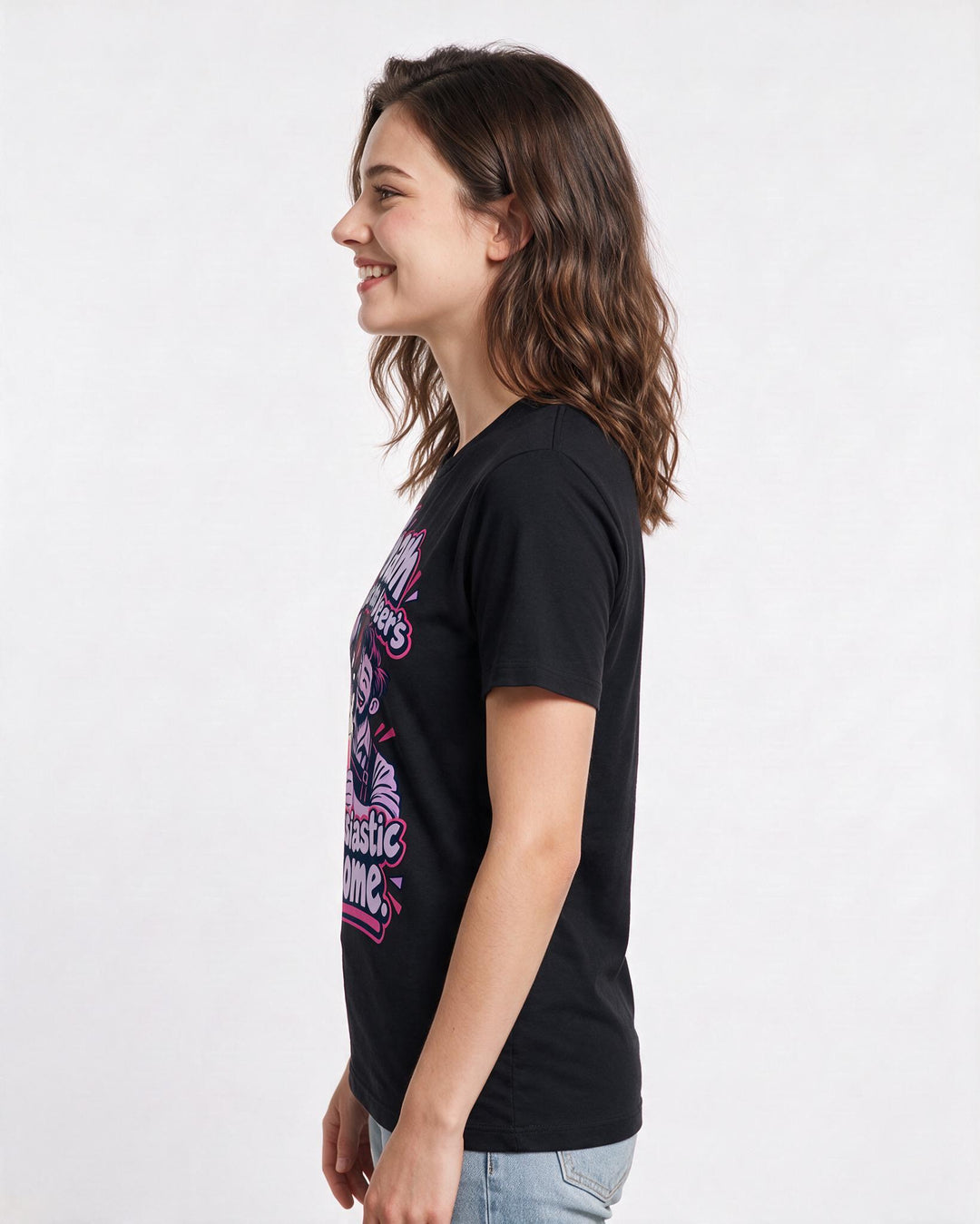 Beer Black T-Shirt for Women – Everyday Expression Graphic Tee product image 2