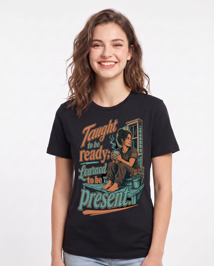 Veteran Black T-Shirt for Women – Everyday Expression Graphic Tee product image 3