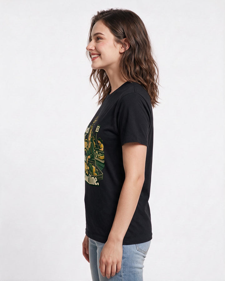Christian Faith Black T-Shirt for Women – Everyday Expression Graphic Tee product image 2