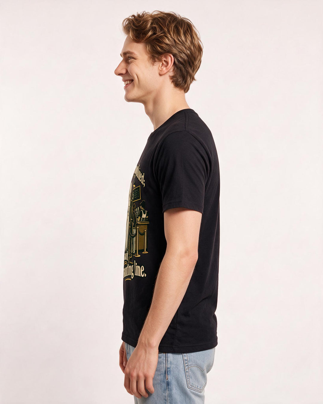 Halloween Black T-Shirt for Men – Halloween Theme Graphic Tee product image 2