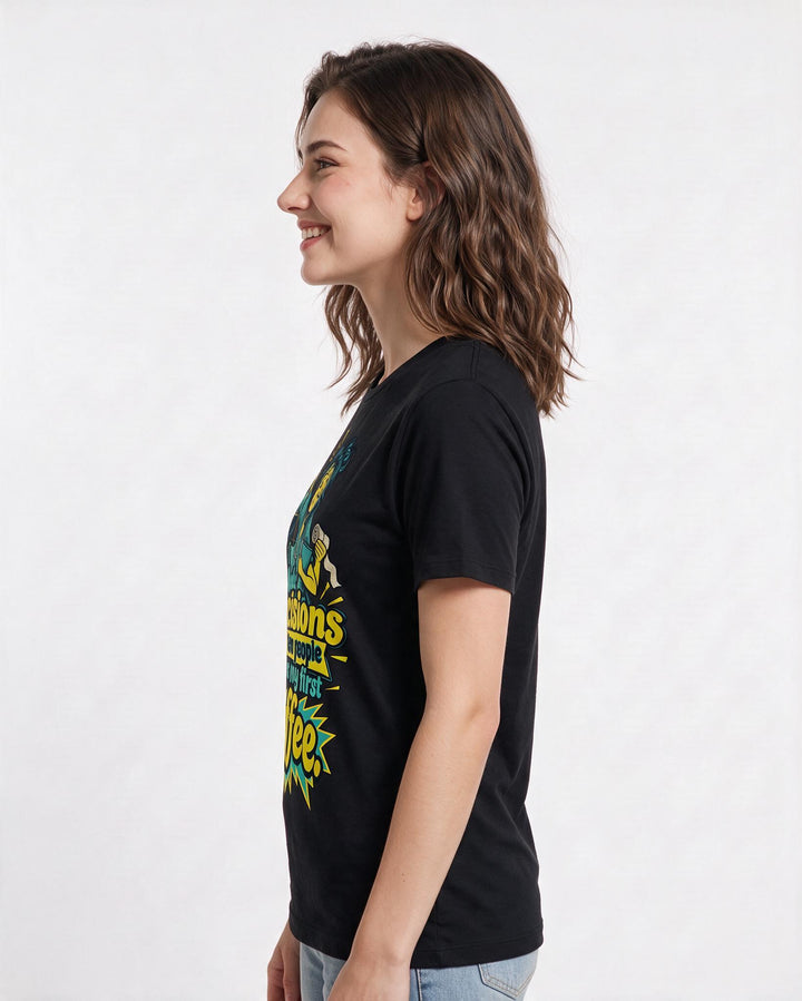 Nurse Black T-Shirt for Women – Nursing Life Graphic Tee product image 2