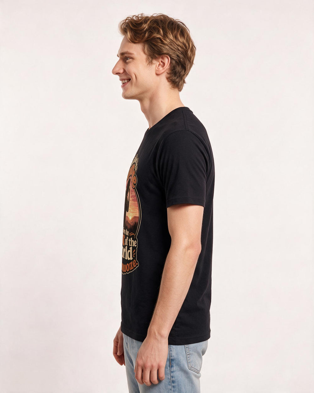 Hunting Black T-Shirt for Men – Everyday Expression Graphic Tee product image 2