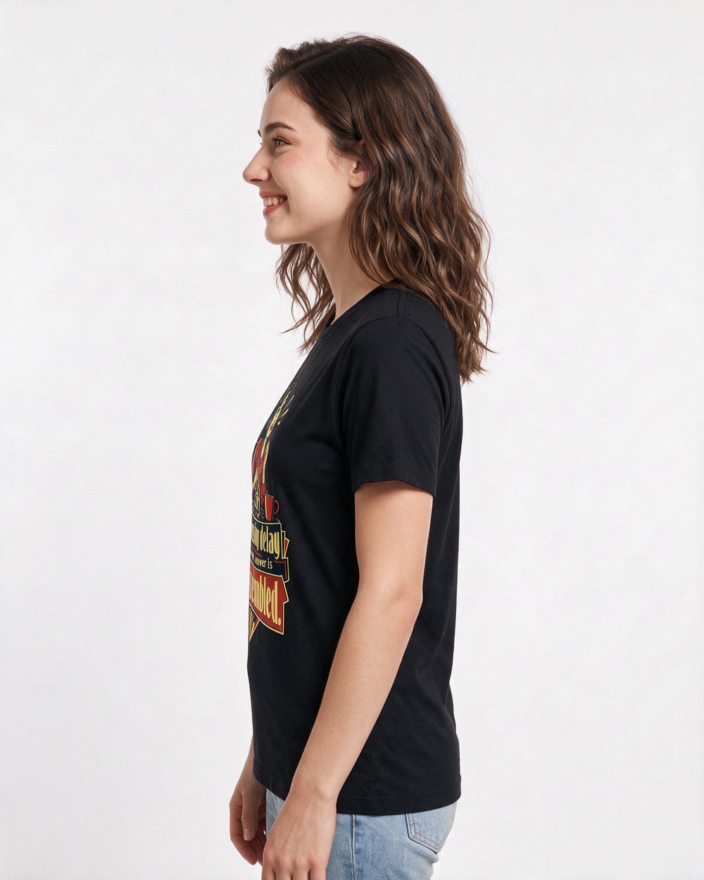 Neurodiversity Black T-Shirt for Women – Everyday Expression Graphic Tee product image 2