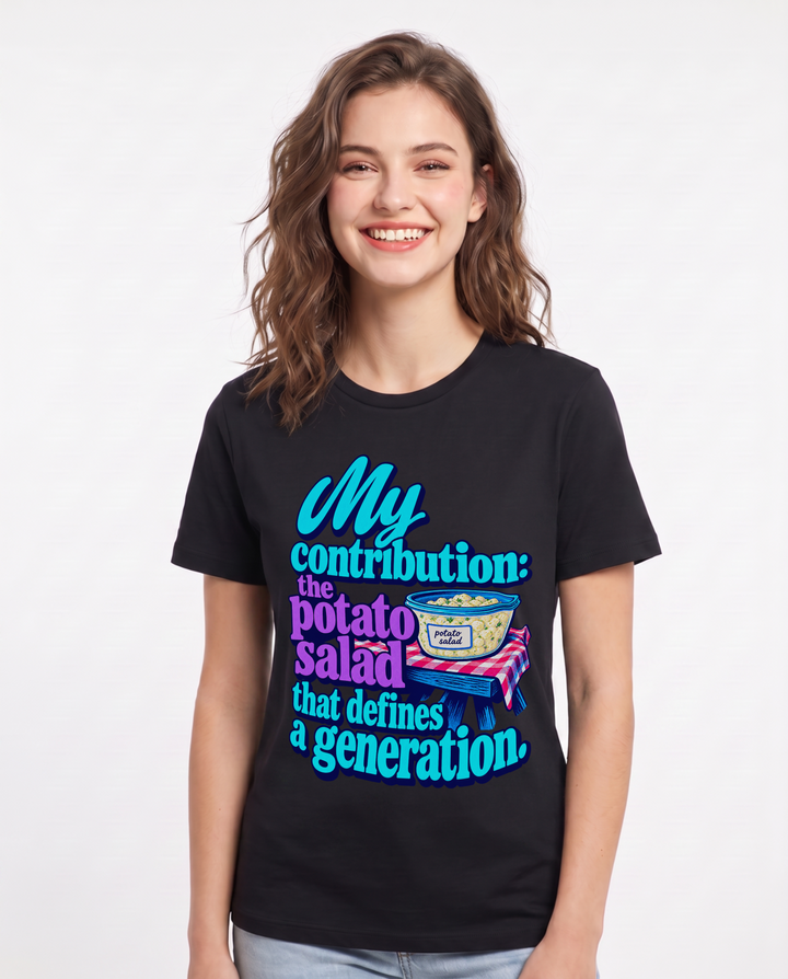 Patriotic Black T-Shirt for Women – Everyday Expression Graphic Tee product image 3