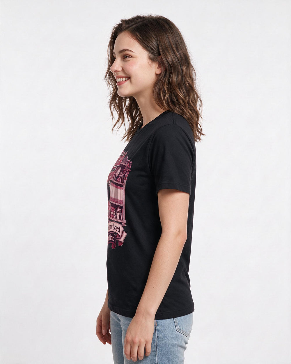 Neurodiversity Black T-Shirt for Women – Everyday Expression Graphic Tee product image 2