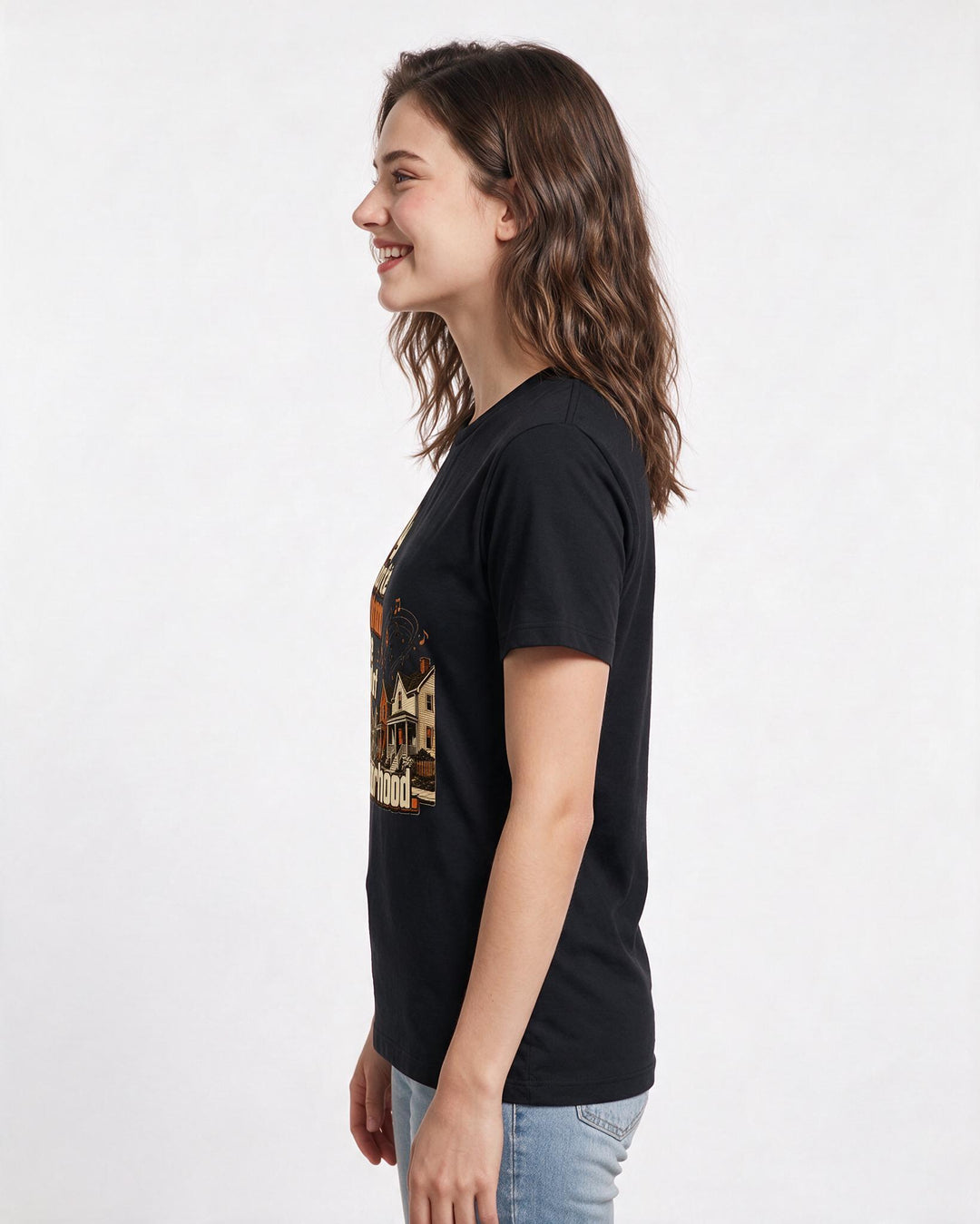 Patriotic Black T-Shirt for Women – Everyday Expression Graphic Tee product image 2