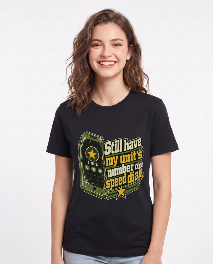 Veteran Black T-Shirt for Women – Everyday Expression Graphic Tee product image 3