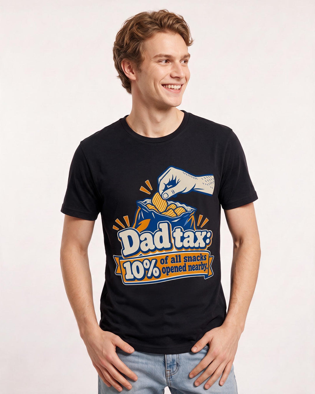 Grandpa Black T-Shirt for Men – Everyday Expression Graphic Tee product image 1