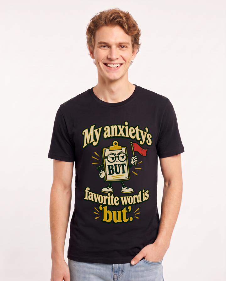 Meme Black T-Shirt for Men – Everyday Expression Graphic Tee product image 3