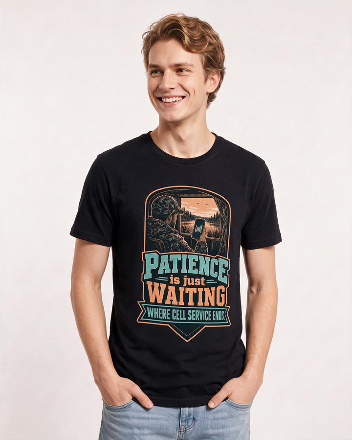 Hunting Black T-Shirt for Men – Everyday Expression Graphic Tee product image 3