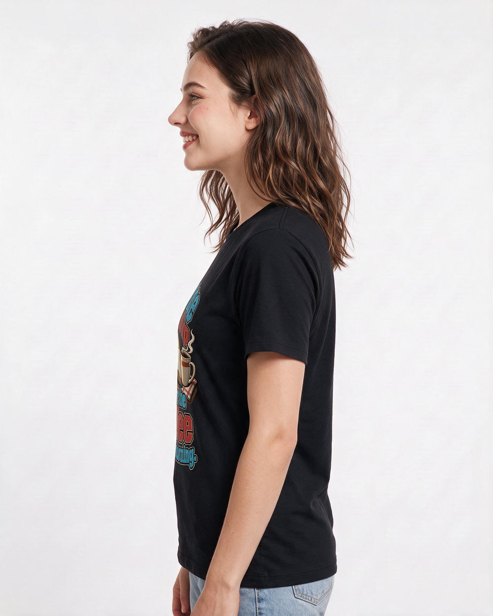 Christian Faith Black T-Shirt for Women – Everyday Expression Graphic Tee product image 2