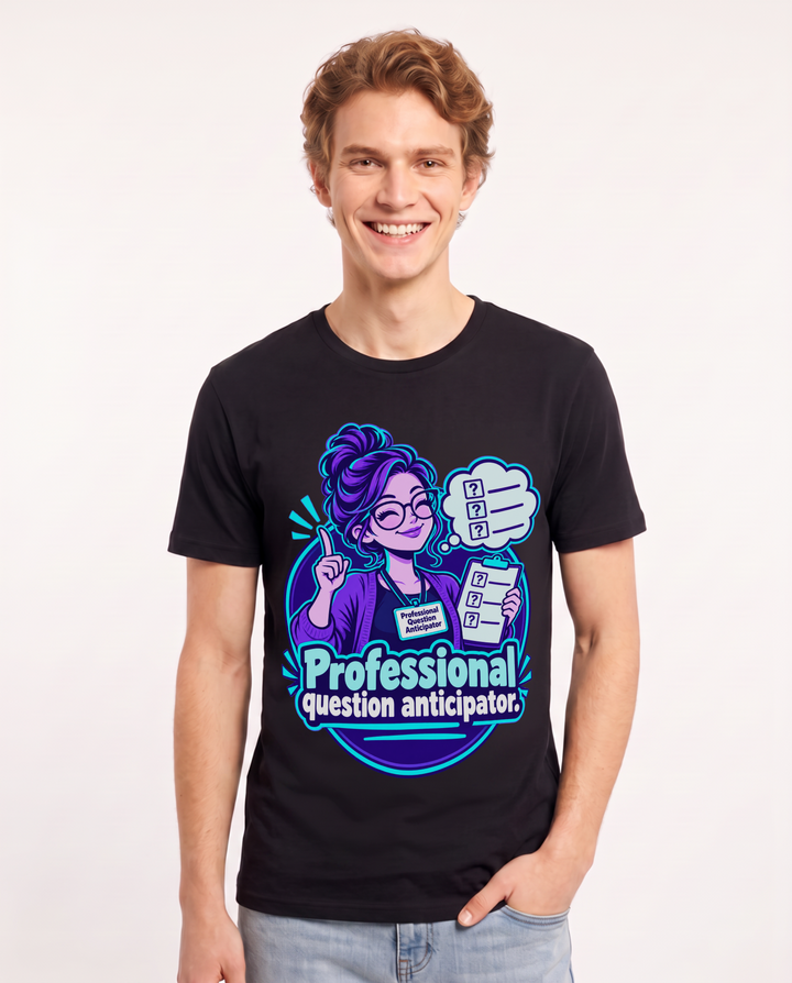 Teacher Black T-Shirt for Men – Everyday Expression Graphic Tee product image 3