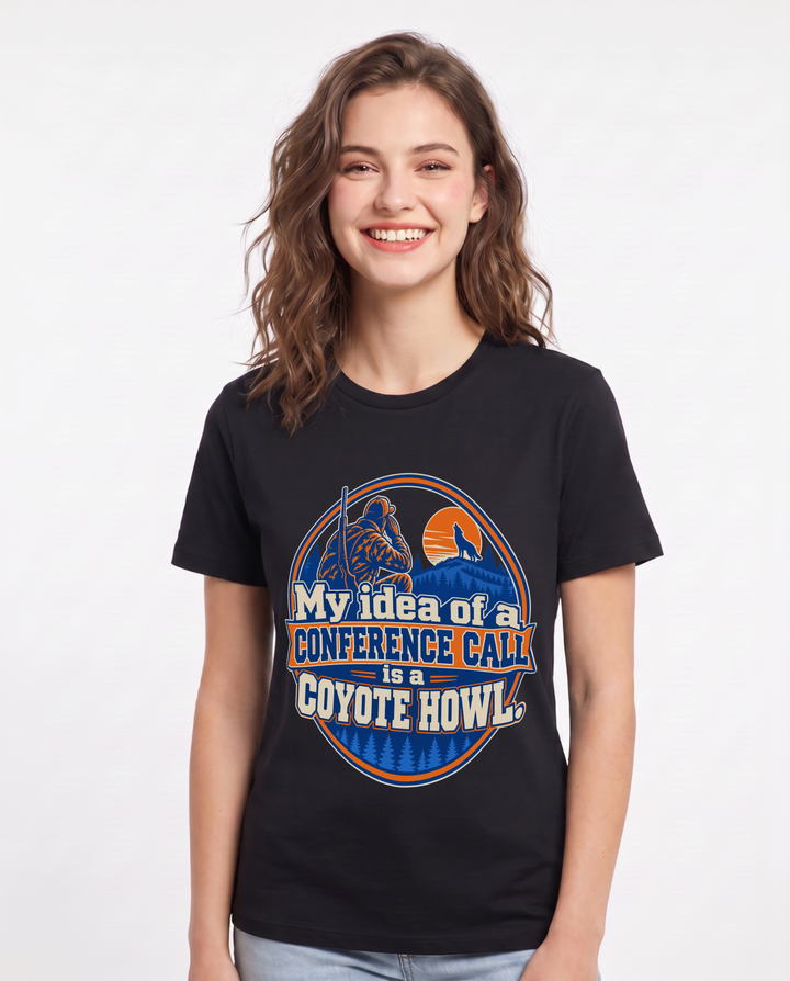 Hunting Black T-Shirt for Women – Everyday Expression Graphic Tee product image 3