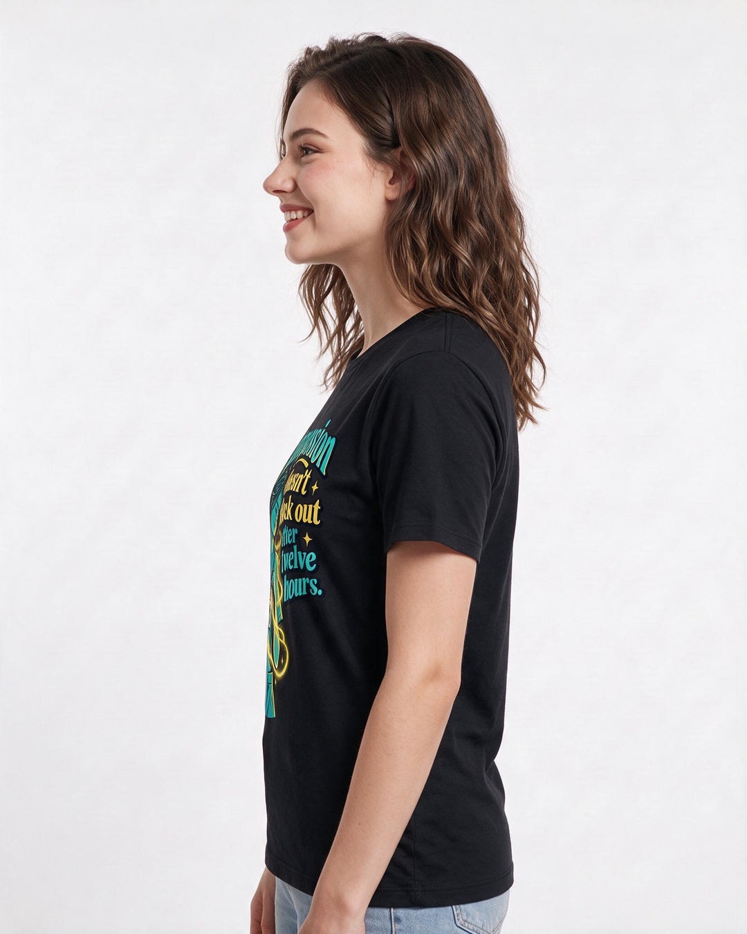Nurse Black T-Shirt for Women – Nursing Life Graphic Tee product image 2