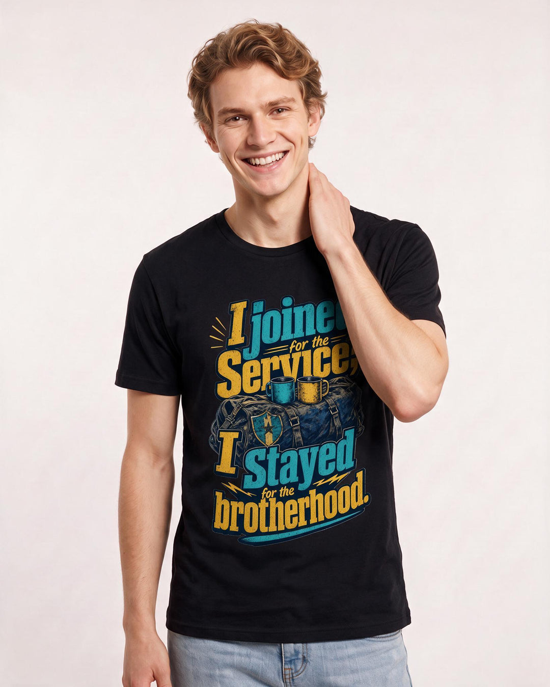 Veteran Black T-Shirt for Men – Everyday Expression Graphic Tee product image 1