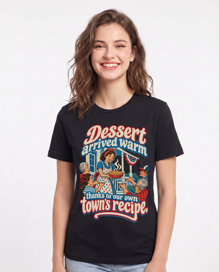 Patriotic Black T-Shirt for Women – Everyday Expression Graphic Tee product image 3