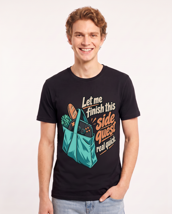 Gaming Black T-Shirt for Men – Game Night Graphic Tee product image 3