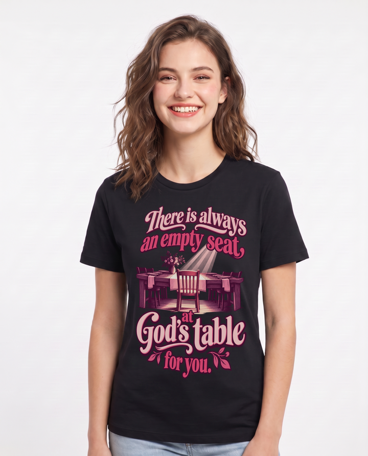 Christian Faith Black T-Shirt for Women – Everyday Expression Graphic Tee product image 3