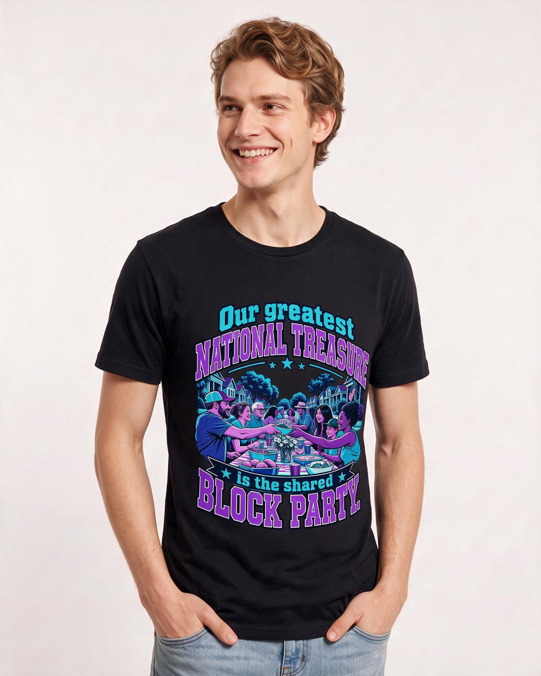 Patriotic Black T-Shirt for Men – Everyday Expression Graphic Tee product image 1