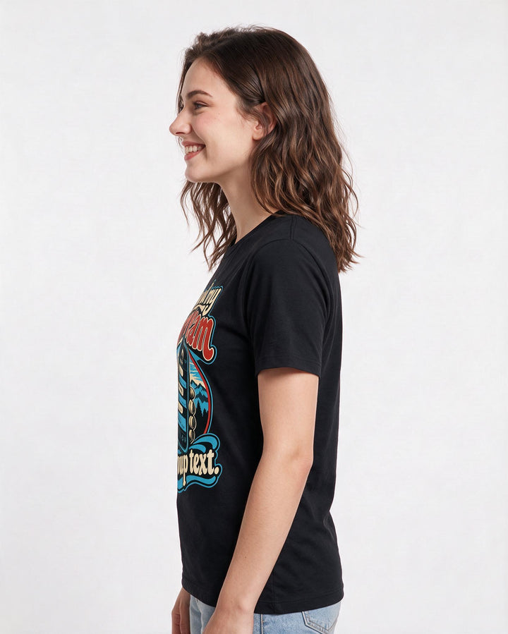 Veteran Black T-Shirt for Women – Everyday Expression Graphic Tee product image 2