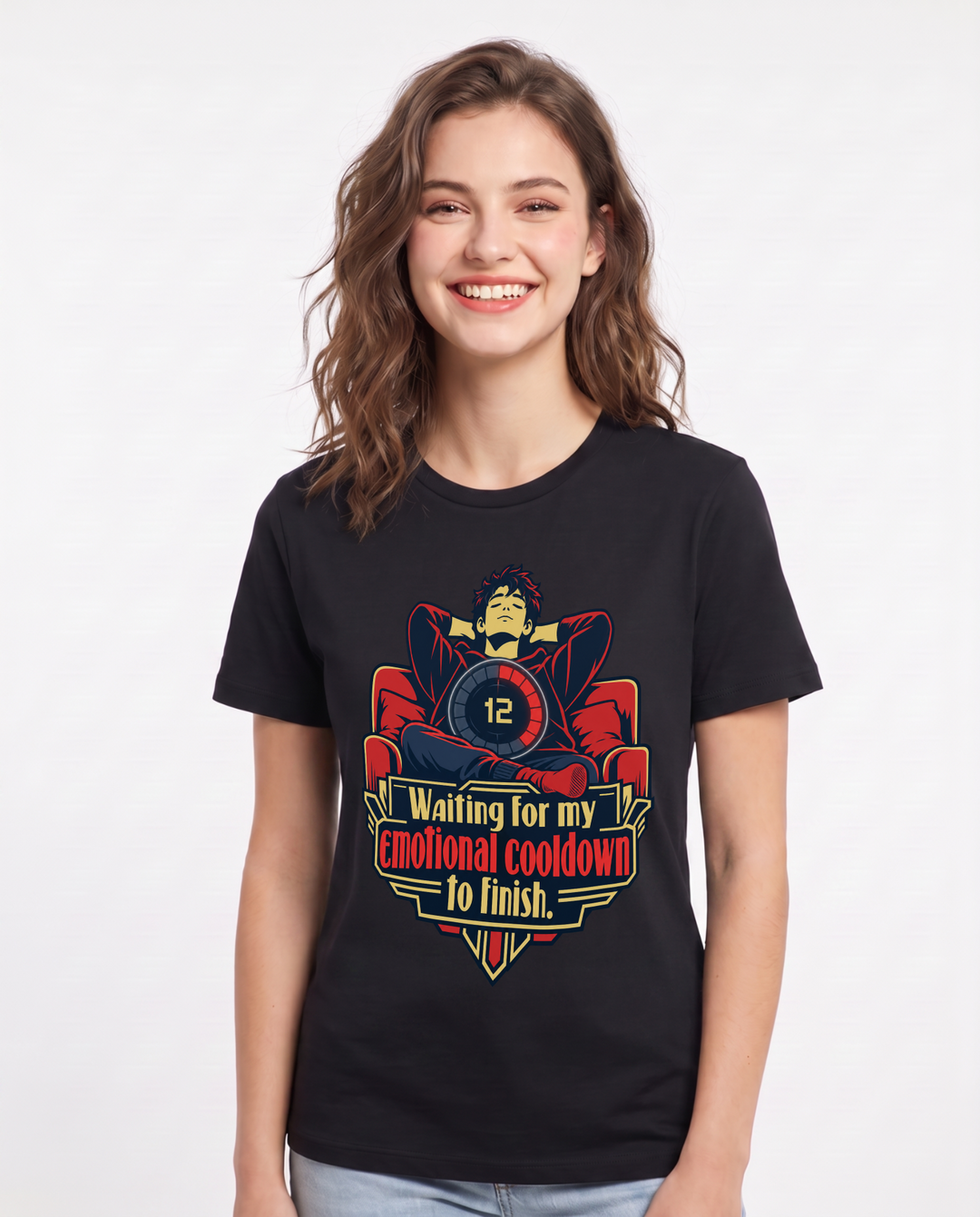 Gaming Black T-Shirt for Women – Game Night Graphic Tee product image 3