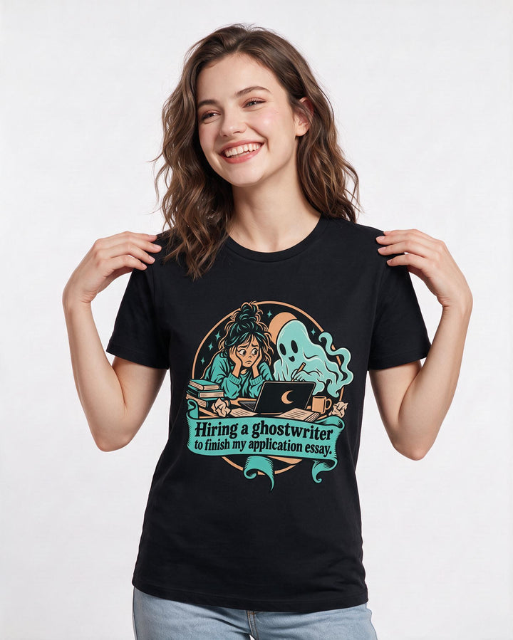 Halloween Black T-Shirt for Women – Halloween Theme Graphic Tee product image 1