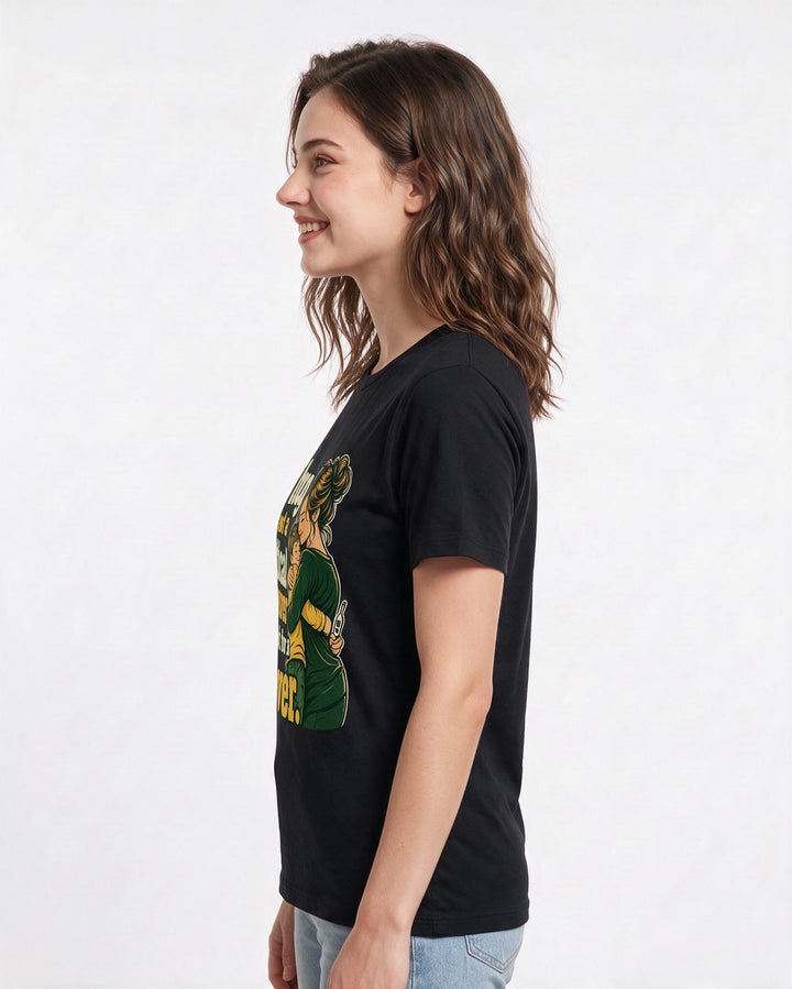 Grandparent Black T-Shirt for Women – Everyday Expression Graphic Tee product image 2