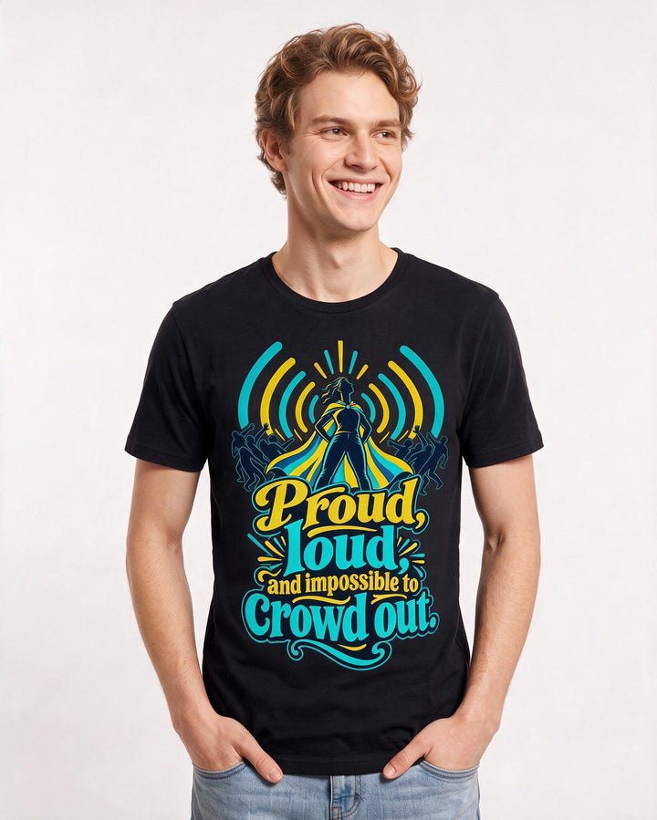 Pride Black T-Shirt for Men – Everyday Expression Graphic Tee product image 1