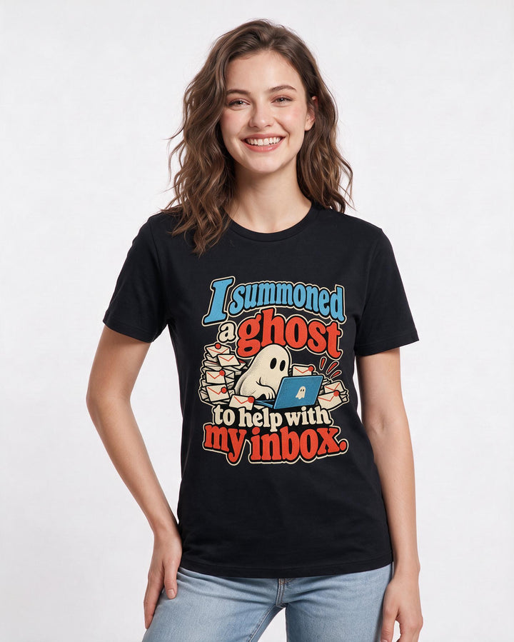 Halloween Black T-Shirt for Women – Halloween Theme Graphic Tee product image 1