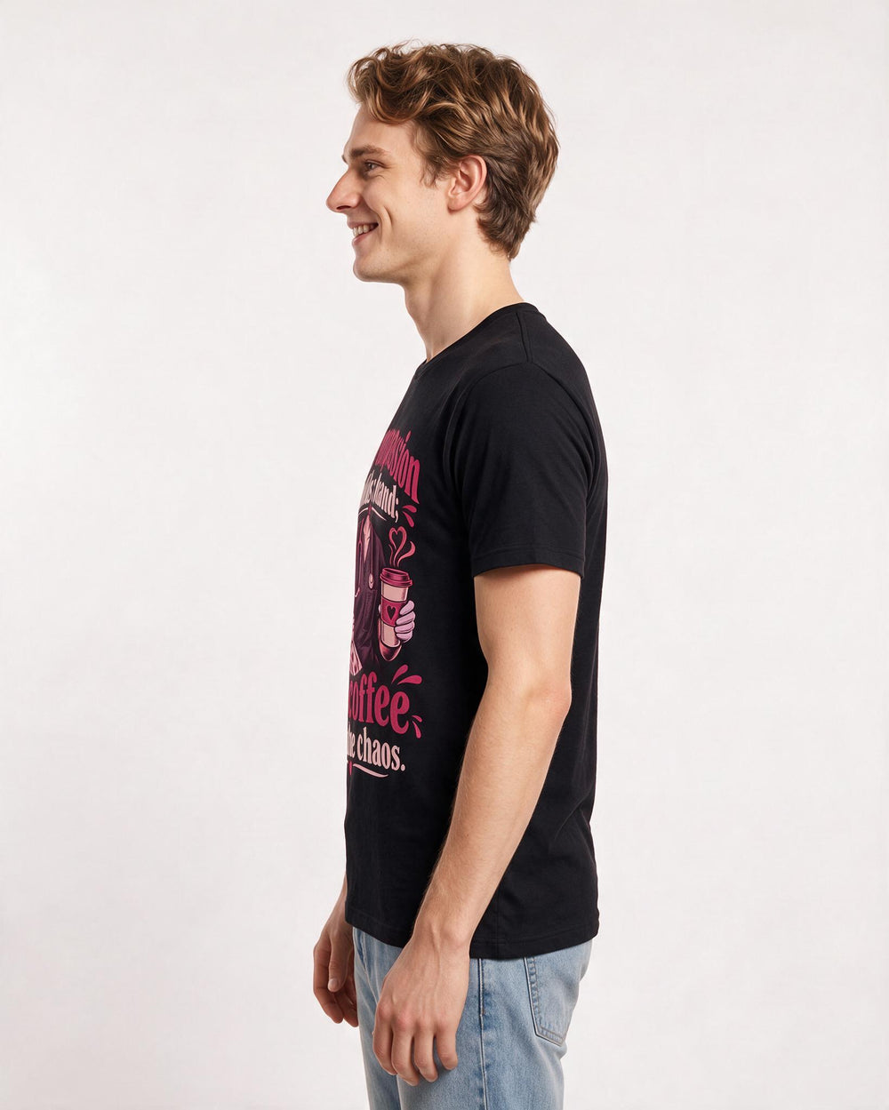 Nurse Black T-Shirt for Men – Nursing Life Graphic Tee product image 2