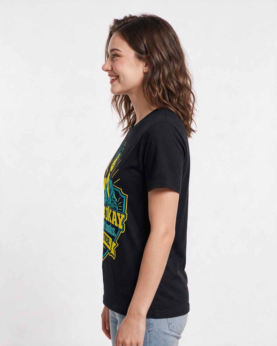Christian Faith Black T-Shirt for Women – Everyday Expression Graphic Tee product image 2
