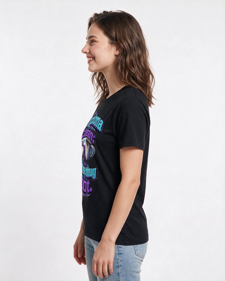Graduation Black T-Shirt for Women – Everyday Expression Graphic Tee product image 2