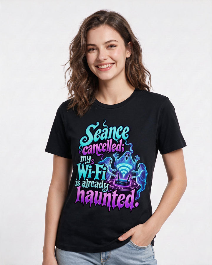 Halloween Black T-Shirt for Women – Halloween Theme Graphic Tee product image 1
