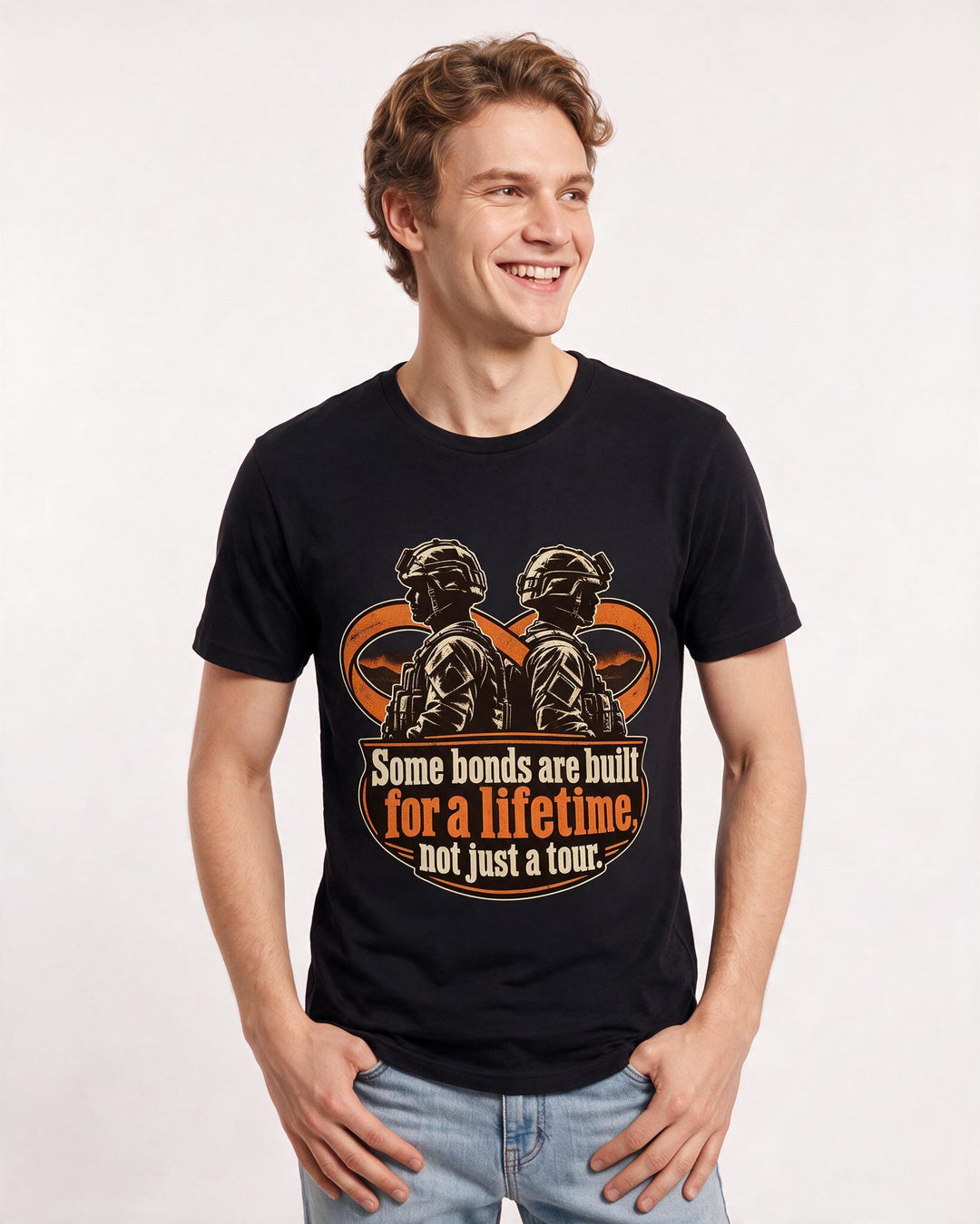 Veteran Black T-Shirt for Men – Everyday Expression Graphic Tee product image 1