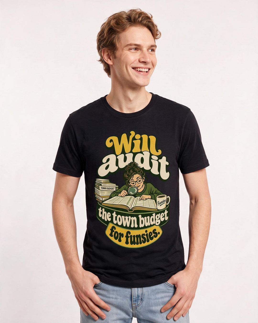 Political Statement Black T-Shirt for Men – Everyday Expression Graphic Tee product image 1