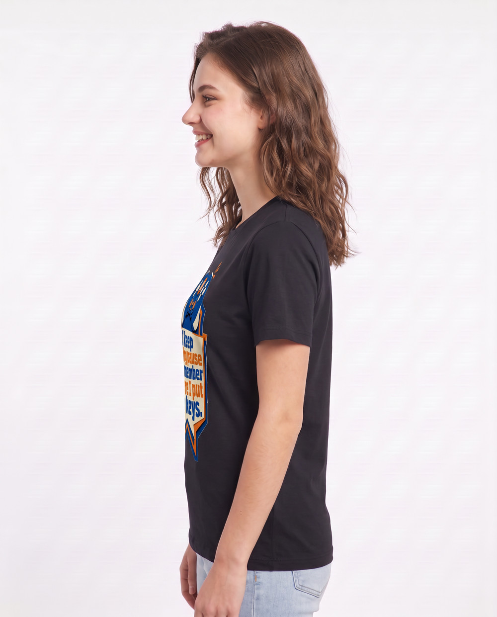 Gaming Women's Black T-Shirt - I keep hitting pause to remember where product image 2