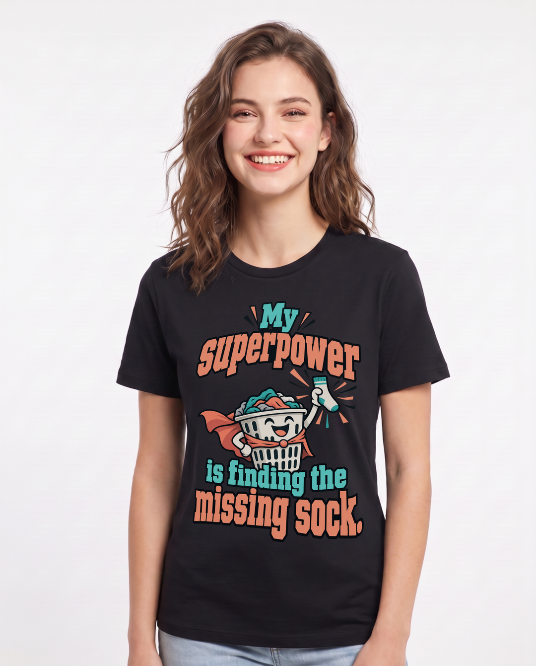 Grandparent Black T-Shirt for Women – Everyday Expression Graphic Tee product image 3