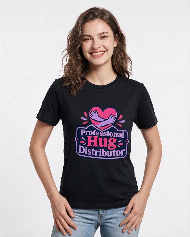 Grandparent Black T-Shirt for Women – Everyday Expression Graphic Tee product image 1