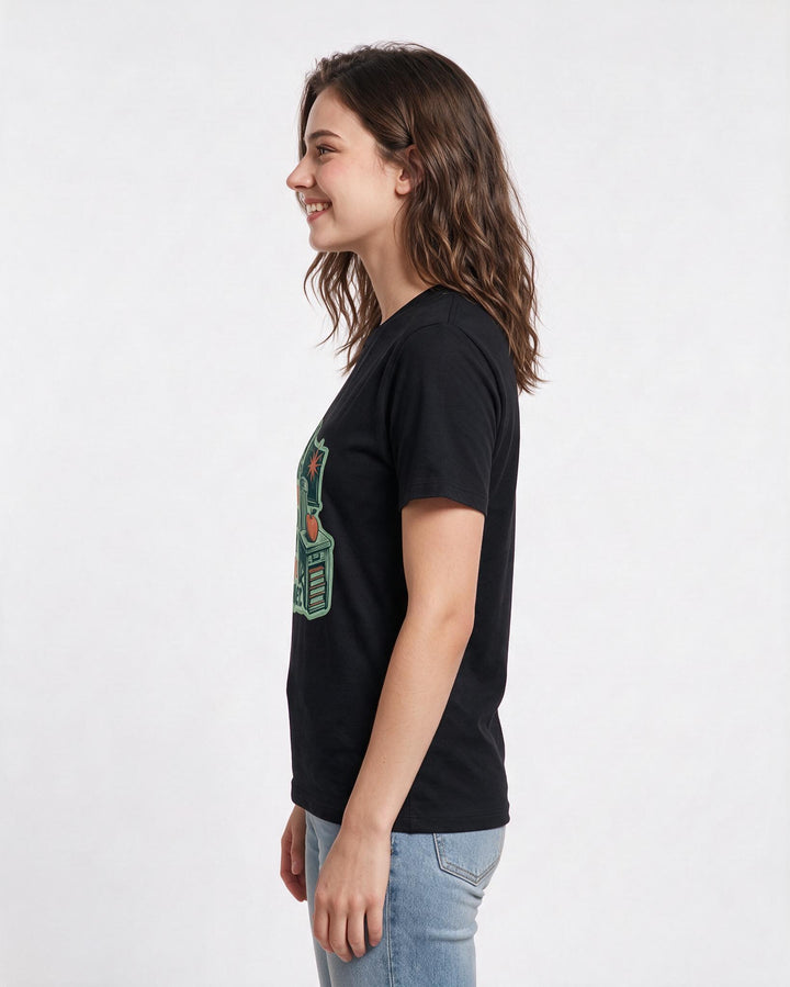 Teacher Gift Women's Black T-Shirt - My students' arguments are loud, product image 2