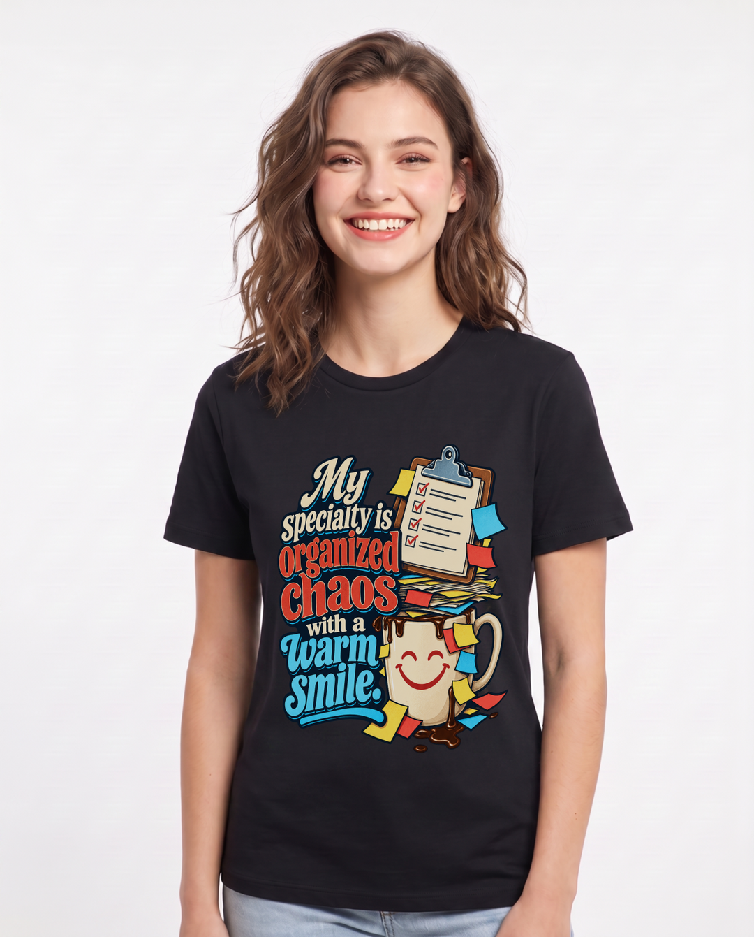 Nurse Black T-Shirt for Women – Nursing Life Graphic Tee product image 3