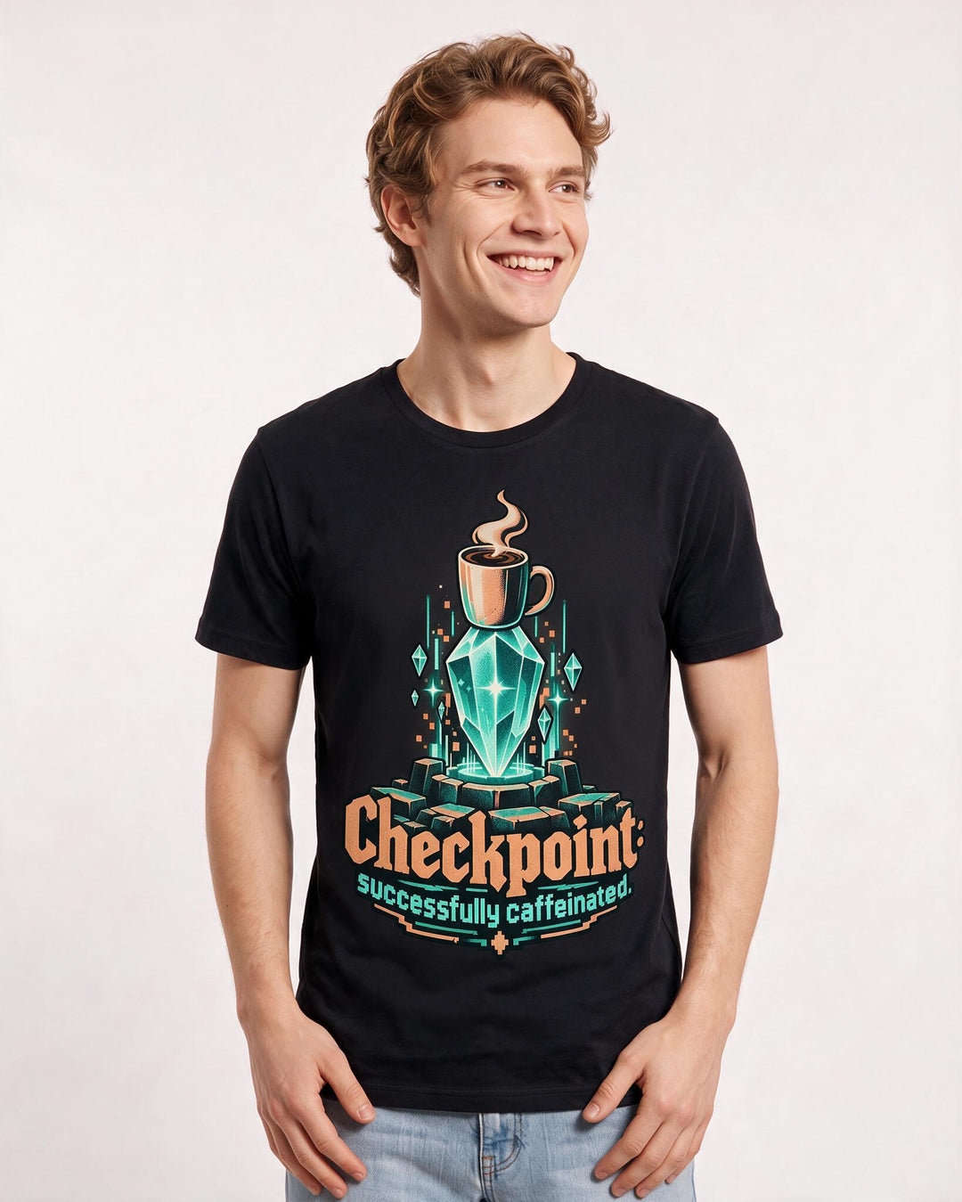Gaming Black T-Shirt for Men – Game Night Graphic Tee product image 1