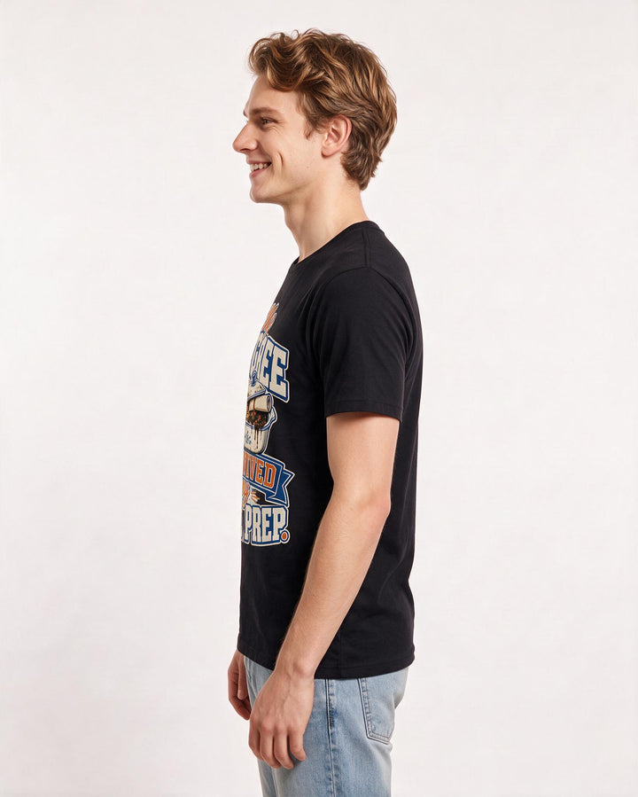 Funny Graduation Men's Black T-Shirt – My degree survived my meal prep. product image 2